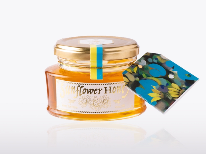 「QBG. Sunflower Honey from Ukraine ウクライナひまわりはちみつ 110g」(単品販売)