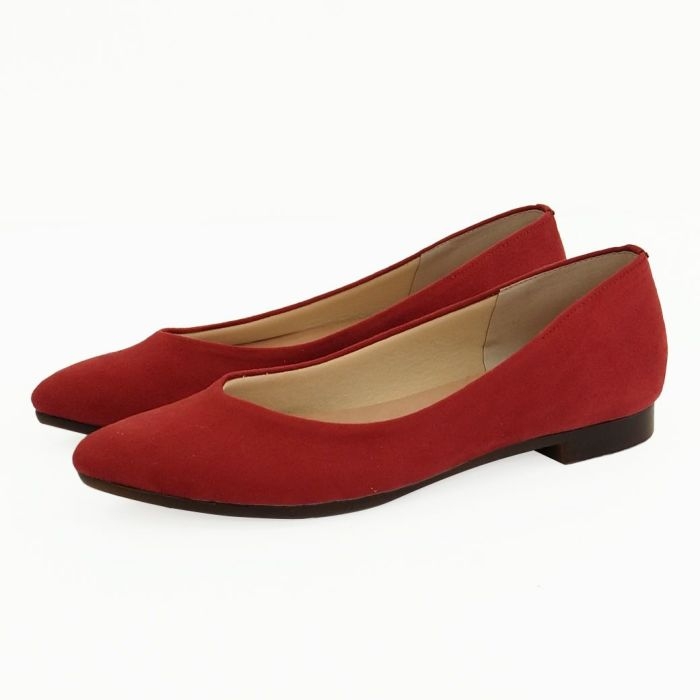 レッド(スエード調)