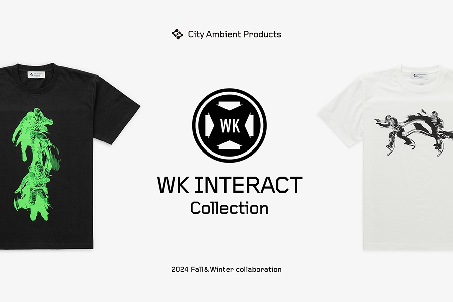 WK INTERACT Tシャツkit 世界的アーティストWK-InteractとCity Ambient ProductsのコラボT