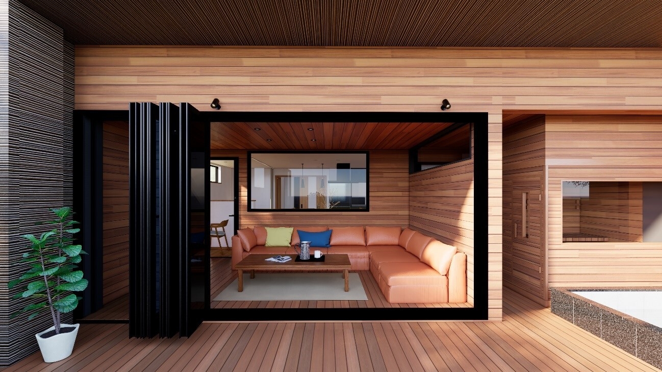 ヴィラタイプ アウターリビング・温泉・サウナイメージ