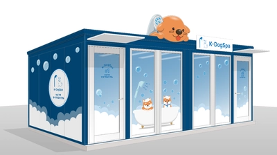 ー愛犬家への新たなサービスー 完全無人型店舗　セルフ式ドッグスパ 「Ｋ・ＤｏｇＳｐａ（ケイ・ドッグスパ）」事業を 今秋スタートします