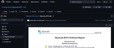 OpenAIもAnthropicも超えた！Skywork AIの新マルチモーダルAI「R1V 3.0」がオープンソース化