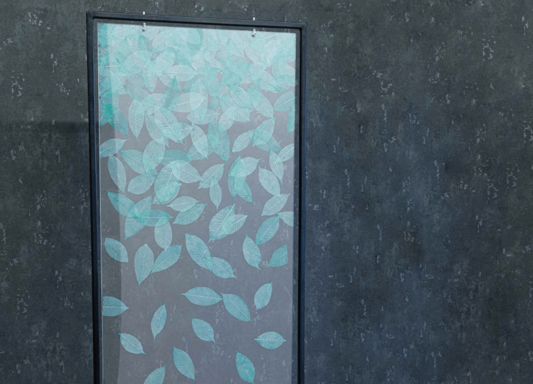 自立式アクリルパーテーション<スケルトンリーフ>