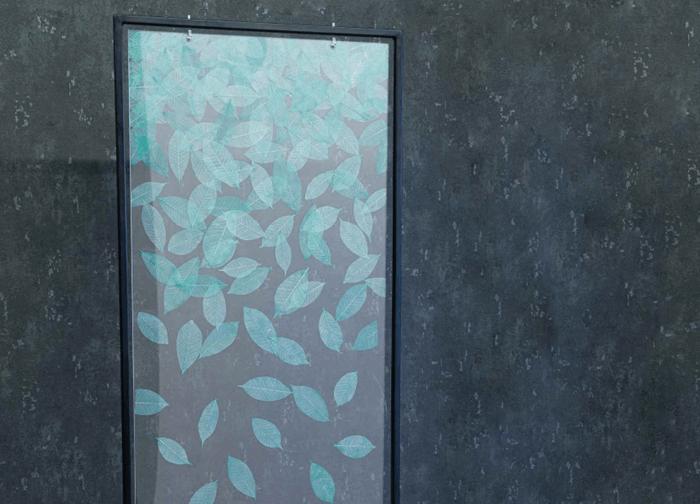 自立式アクリルパーテーション<スケルトンリーフ>