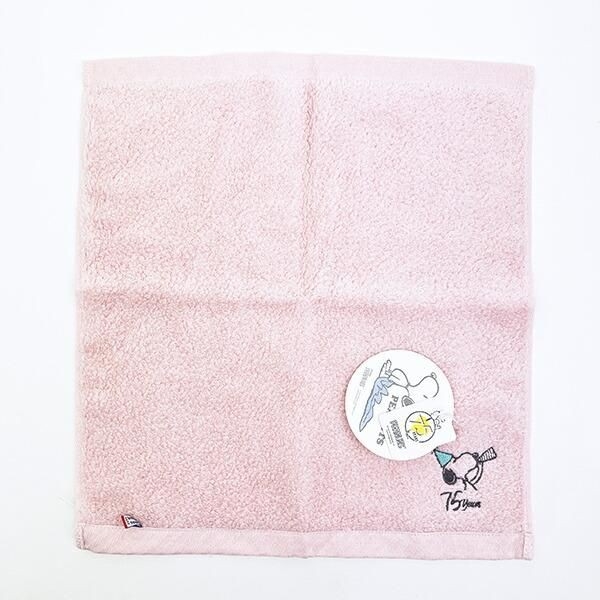 スヌーピー75周年限定デザインカルわたタオル