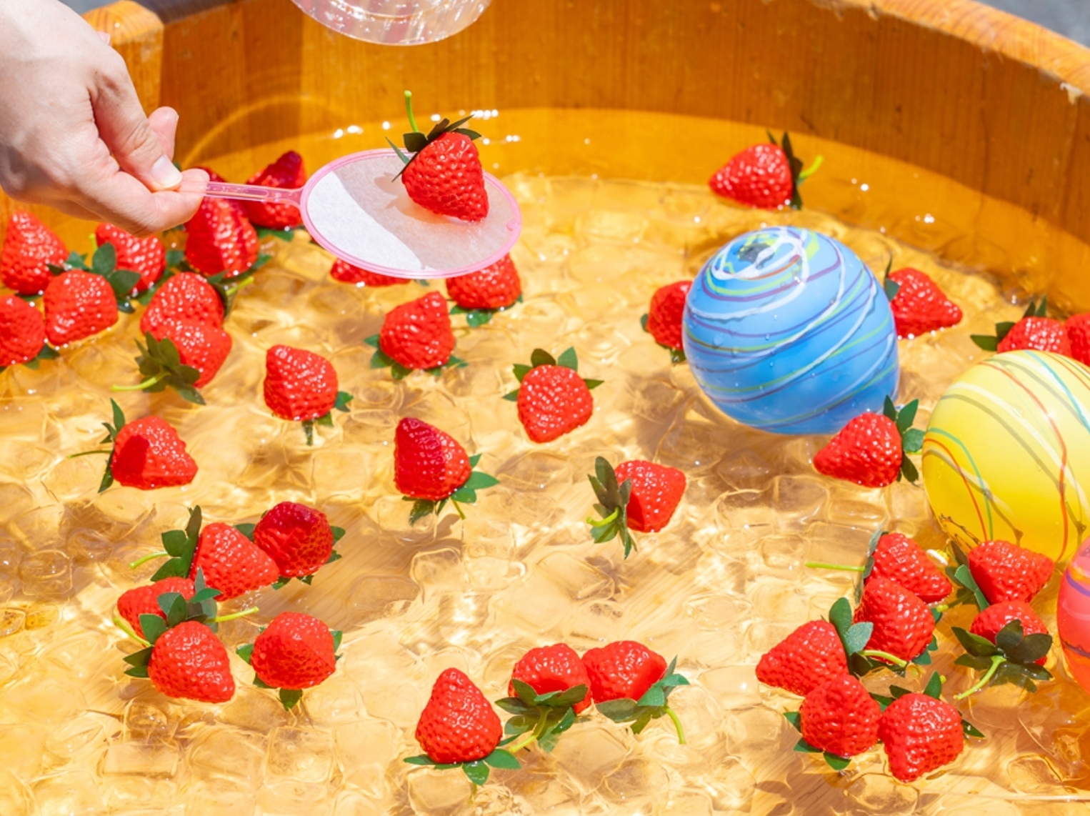 いちごすくい 1回300円