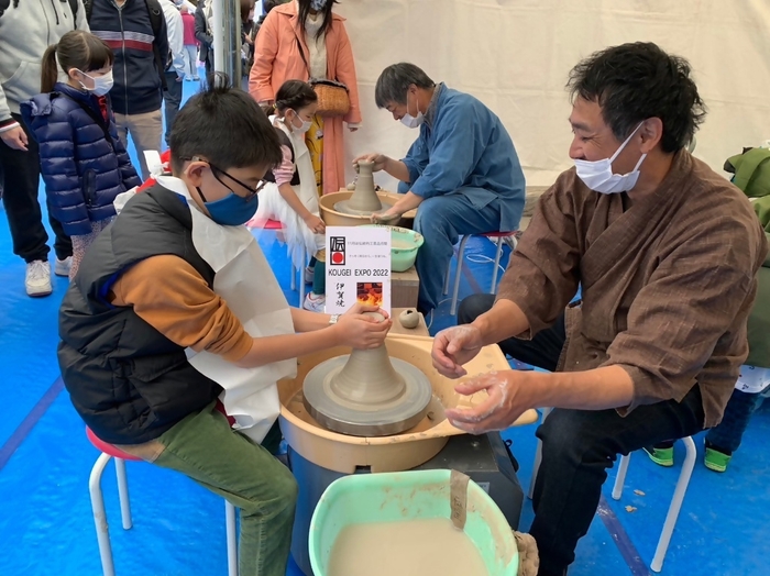 伊賀焼ろくろ体験