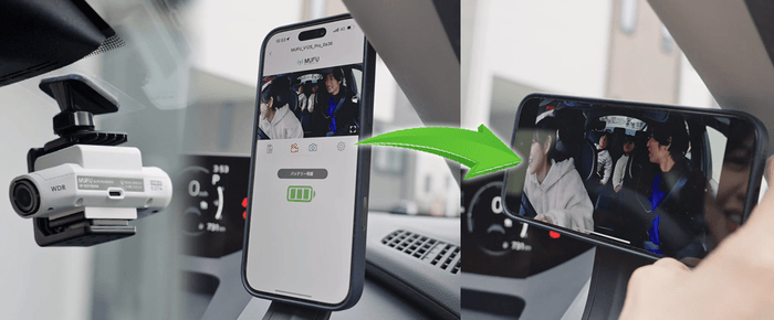 2.4G Wi-Fi内蔵&専用スマホアプリ