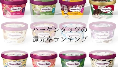 【2025年10月版】ふるさと納税でもらえる『ハーゲンダッツ』の還元率ランキングを発表