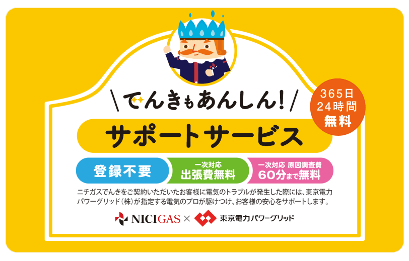 参考:でんきもあんしん!サポートサービス