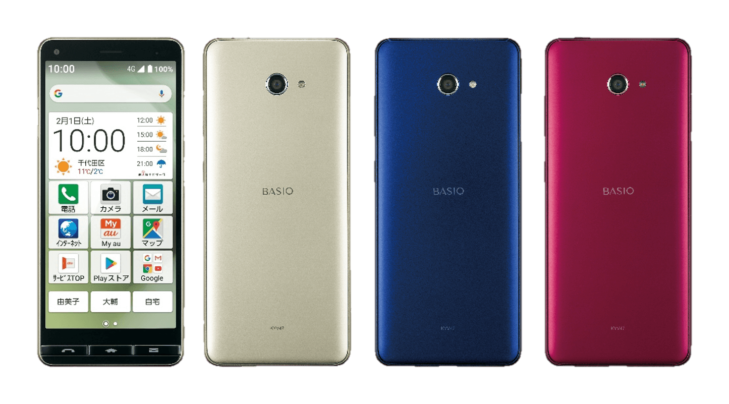 文字も写真も見やすい約5.6インチ縦長大画面を搭載 「BASIO4」、2月7日
