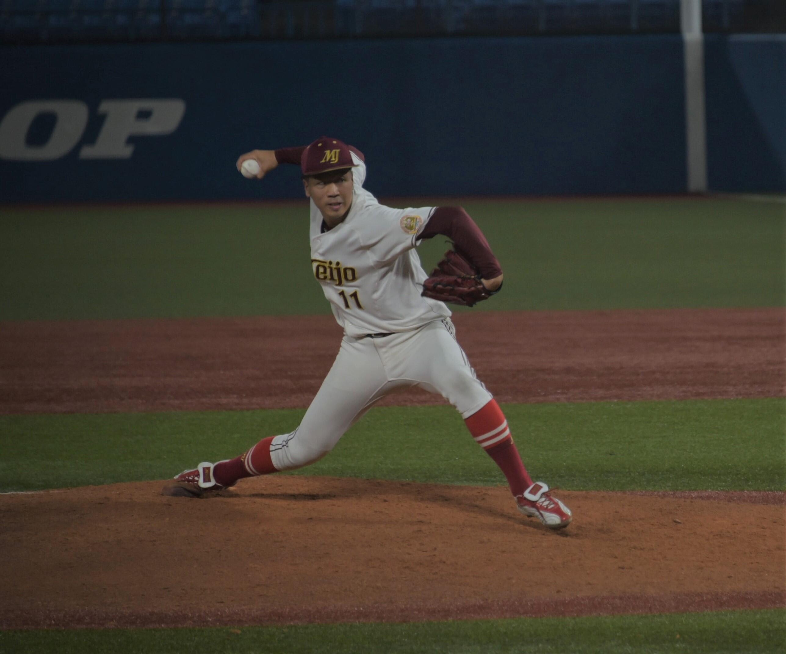 松本凌人投手(法学部4年)