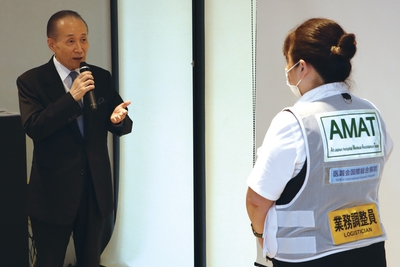 理事長から激励の言葉