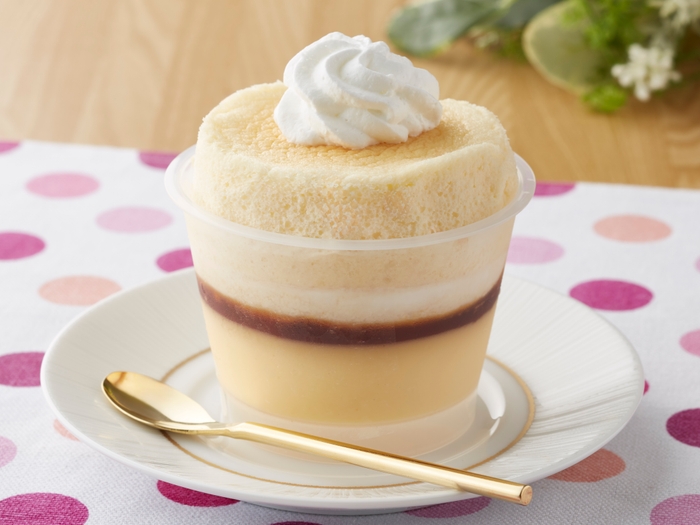 チーズスフレプリン ホイップ乗せちゃいました! イメージ画像