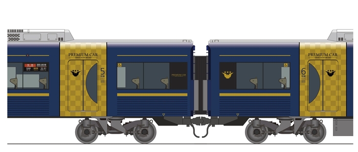 3000系プレミアムカー2両連結イメージ