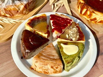 銀座緑花堂自由が丘店よりデリバリー専門の バスクチーズケーキ専門ブランド「mode B」を 2025年9月9日(火)よりUber Eatsでサービスを開始！！