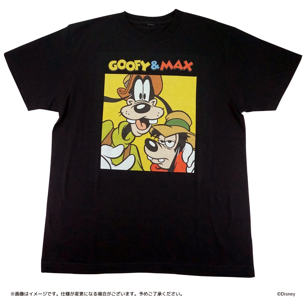 Tシャツ グーフィー&マックス ブラック