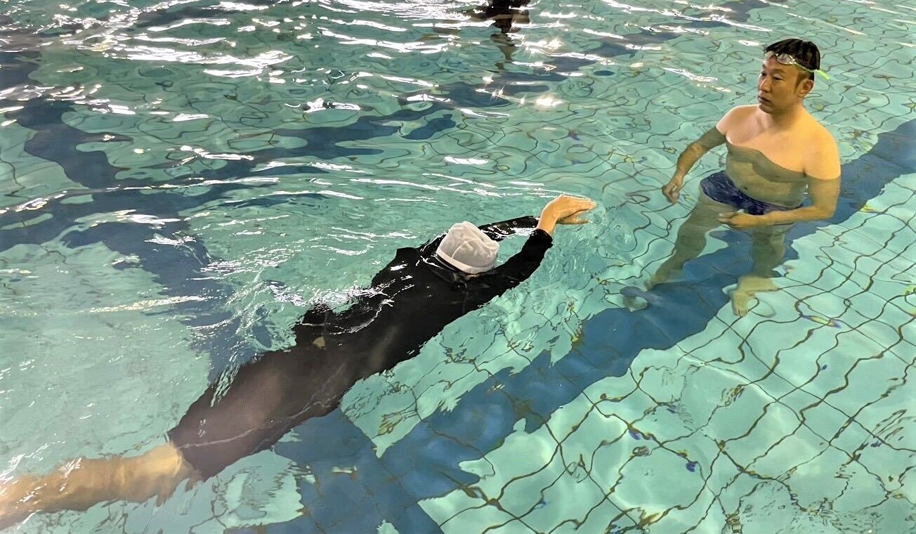 令和5年(2023年)の水泳指導の様子