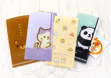 お名前シールの収納にぴったり！かわいく整理できる「収納ホルダー（チケットホルダー）」にNEWデザイン登場。