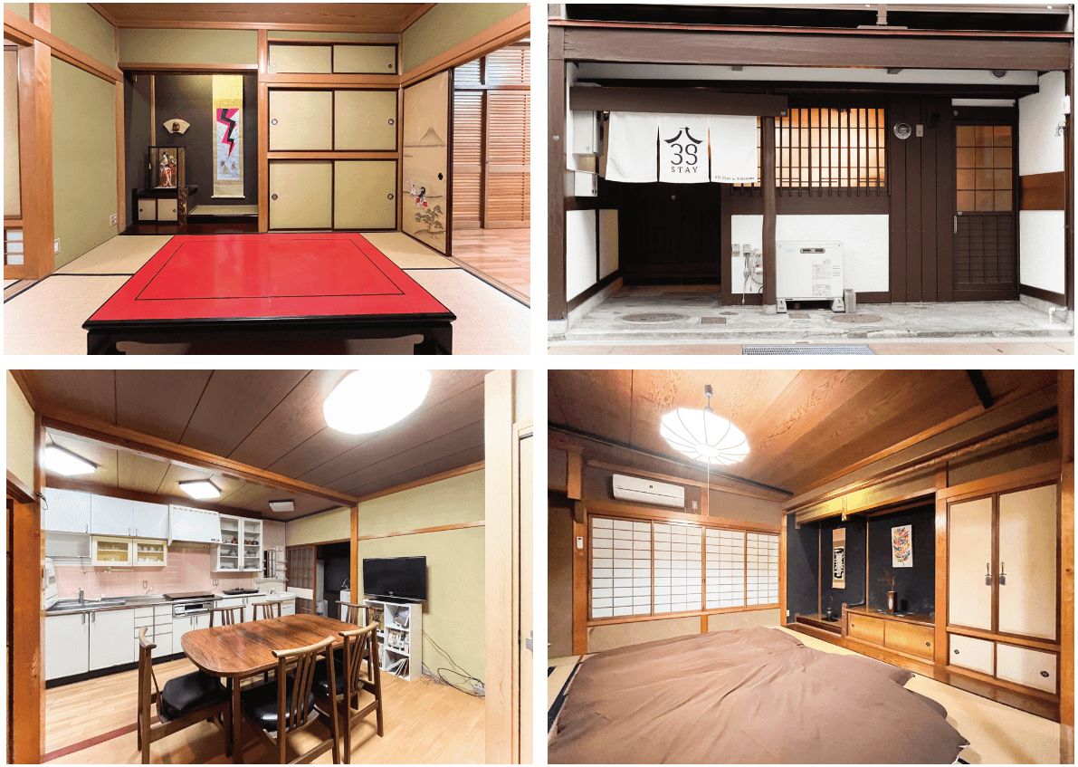 2階には、4部屋、間取りの違う部屋をご用意。どの部屋を、どんな形で使ってもOK!の楽しみ方が発見できます!