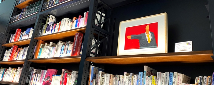 令和6年(2024年)7月に開催した「図書とアート展」の様子