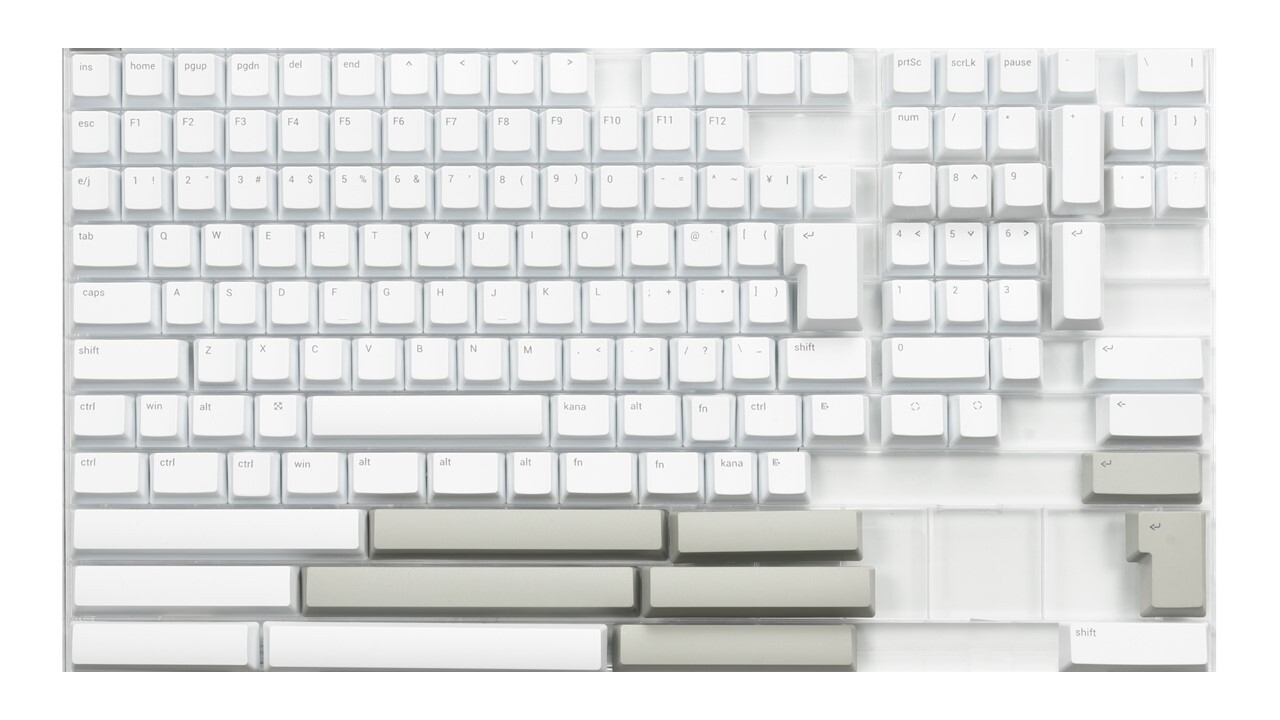 『GRAPHT Designer Keycaps Matte White』(JPUS配列対応、158キー)