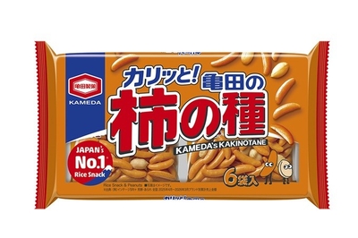 『180g 亀田の柿の種 6袋詰（新パッケージ）』