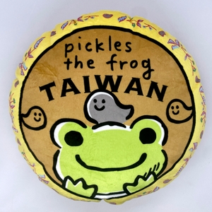 pickles the frog×TAIWAN　台湾クッション（丸）表