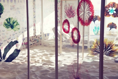 海の花咲くアート
