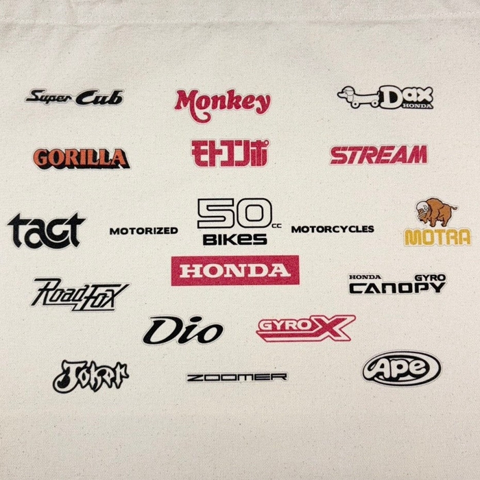 HONDA 50cc BIKES LOGO トートバッグ
