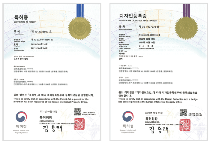 特許と意匠権 取得