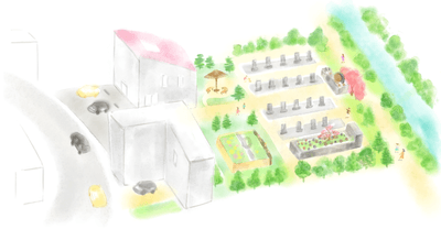 サニープレイス福寿園　園内マップ