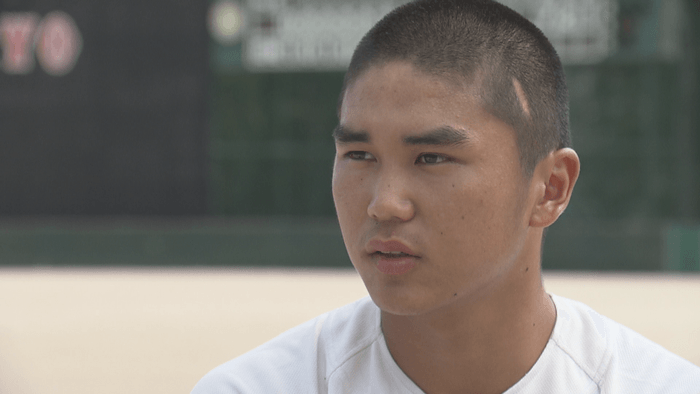 髙尾響選手(広陵高校)