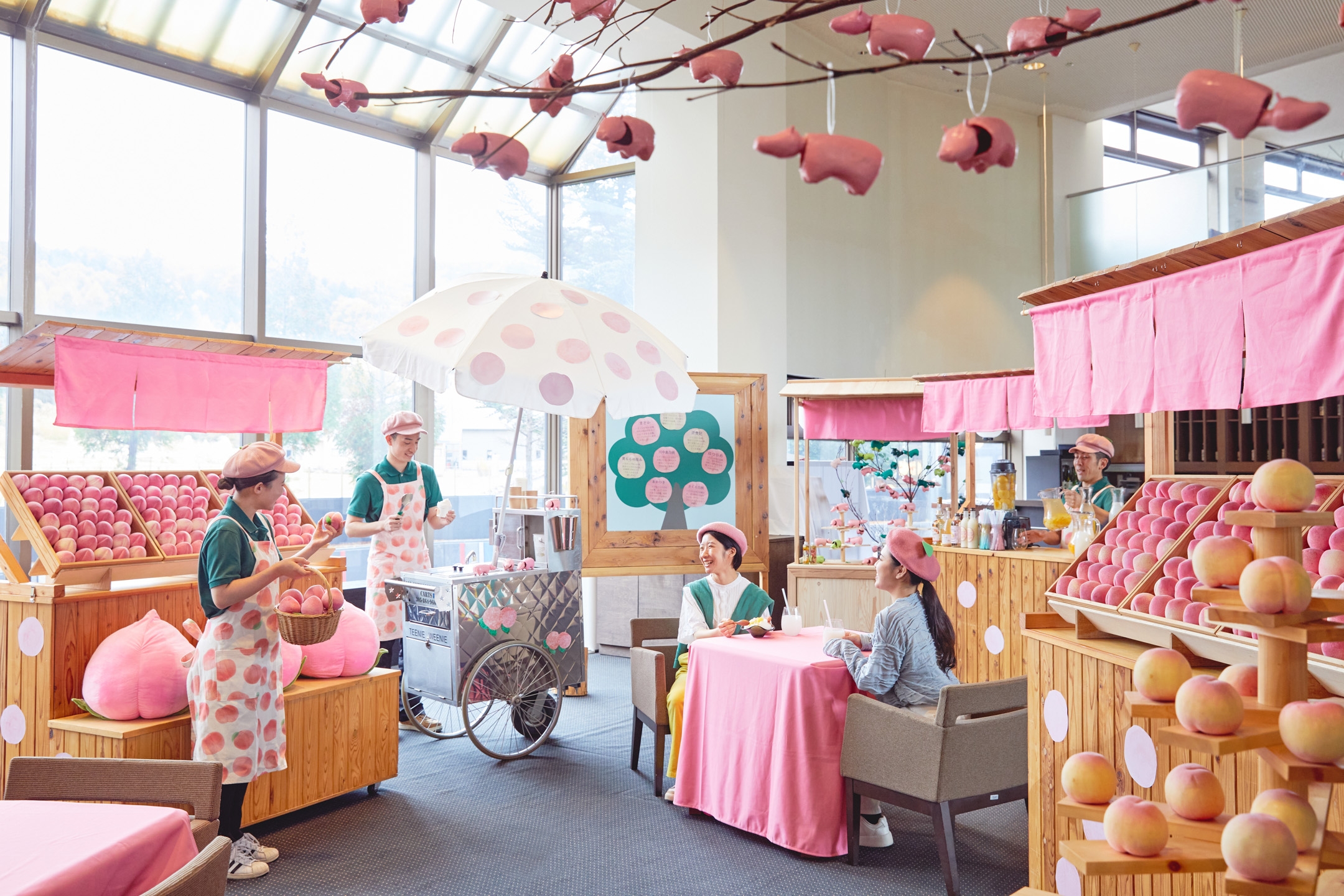 【磐梯山温泉ホテル】今年は「桃のためのジェラート屋さん」が新登場!「はらくっち桃フェス」開催 ~桃の果肉が丸ごと入ったもも氷や瞬間冷凍した桃を使用したカクテルも提供~|期間:2023年7月8日~8月31日