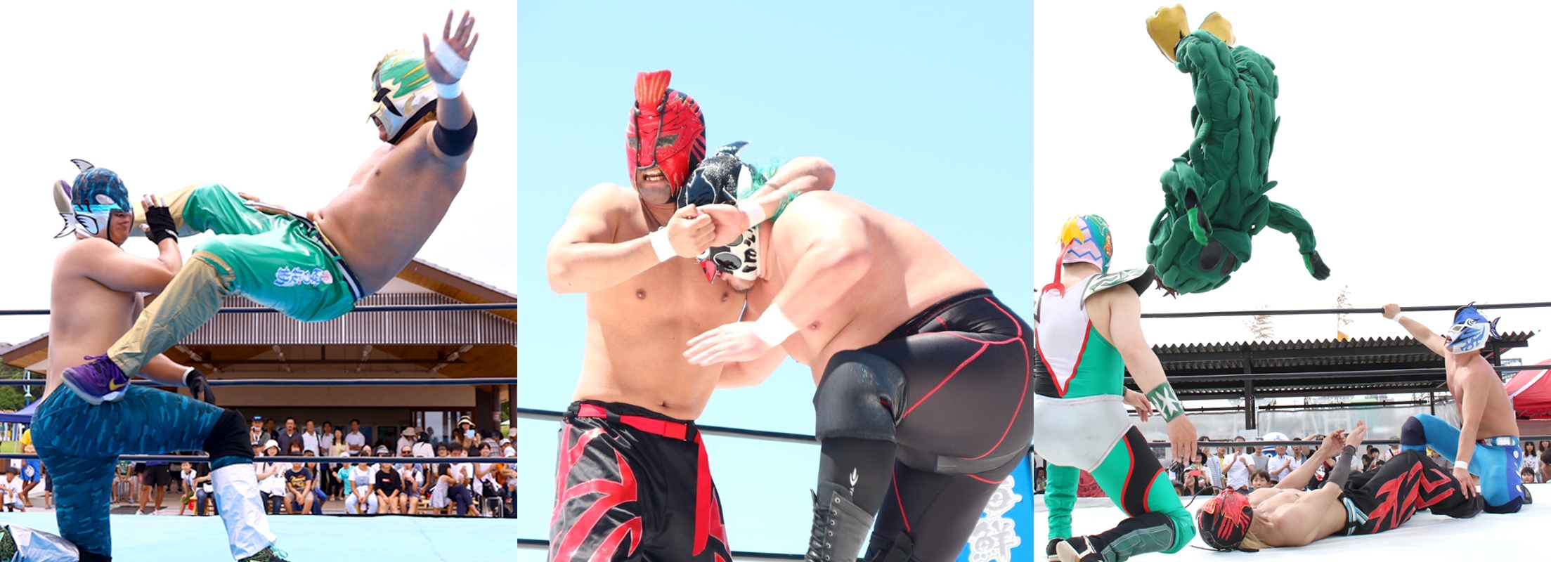 『海鮮プロレス』試合風景
