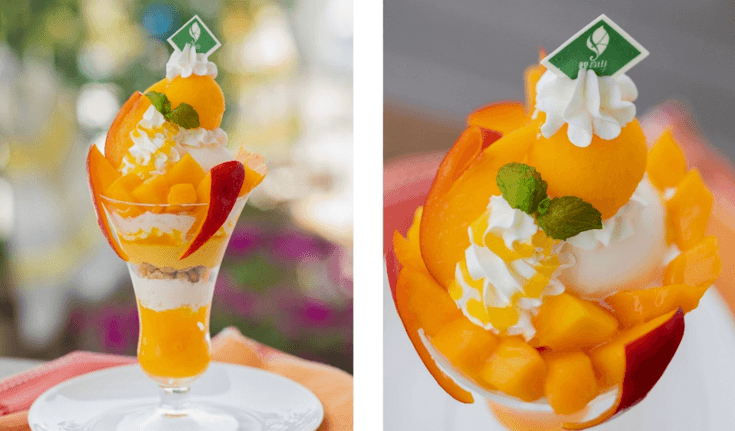 「研究期間34年の近大マンゴーパフェ」