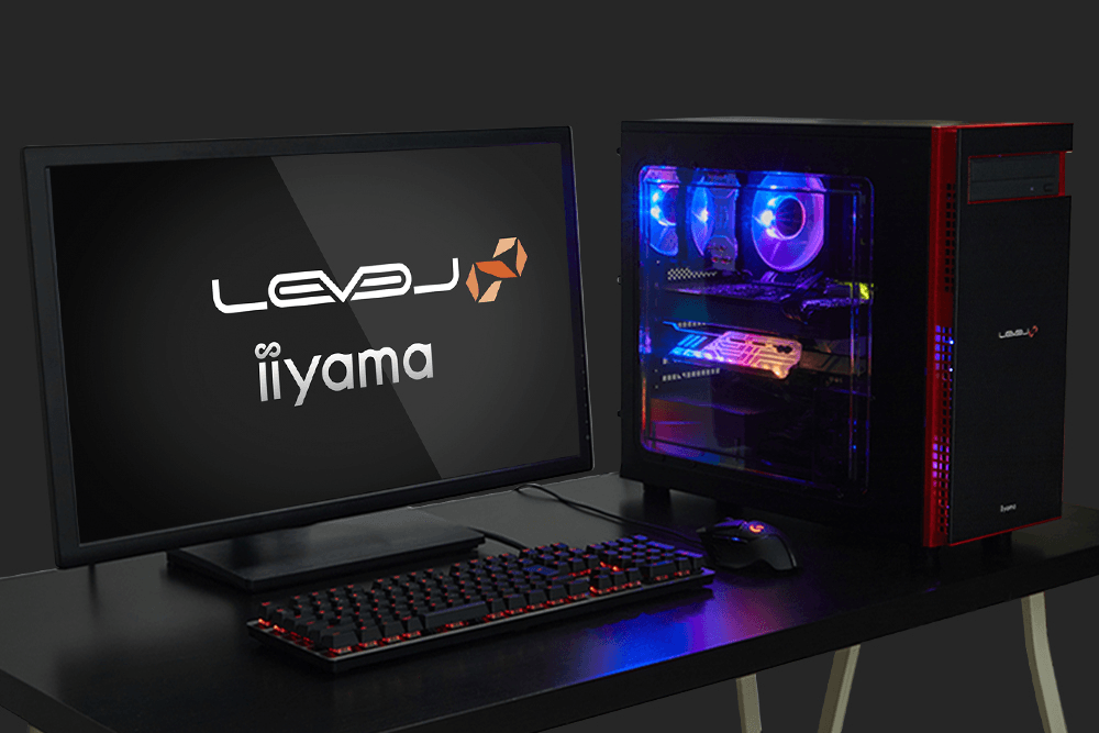 LEDイルミネーションを標準搭載した「LEVEL∞ RGB Build」ゲーミングPC