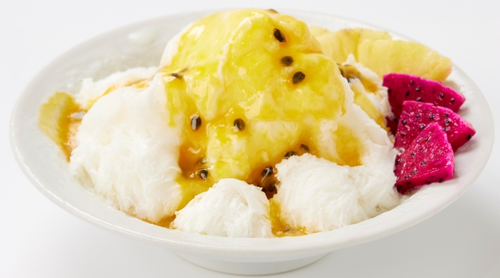 トロピカルフルーツのスノーアイス