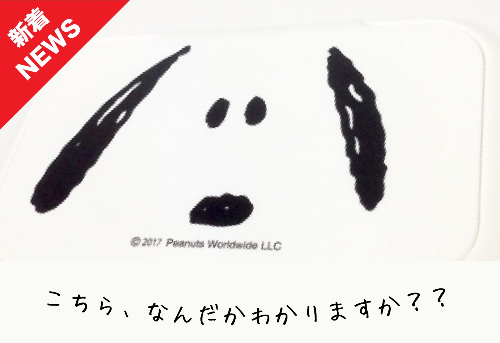 アイデア商品!ウェットティッシュをスヌーピーで彩るビタっとシリーズの世界。