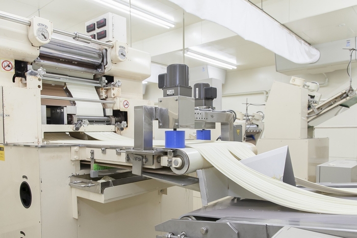 自社製麺工場(一部)