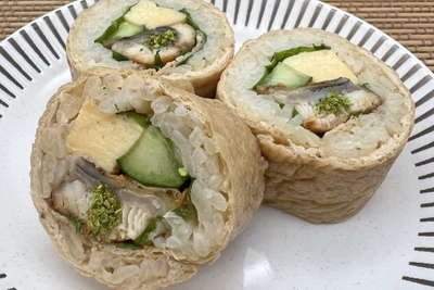 福寿家のうなたま伊奈利ロール