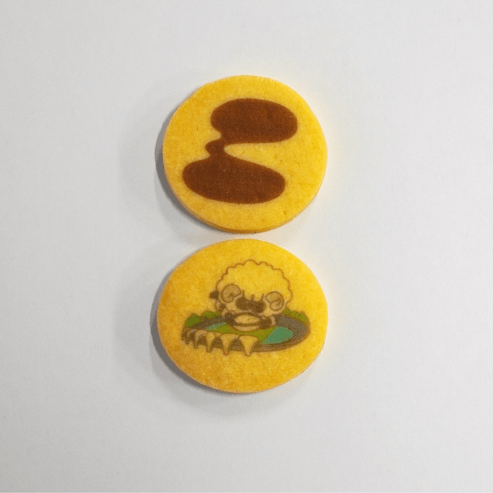 「さくさくラムまる&CAFE3クッキー」( 2枚入り140円 )