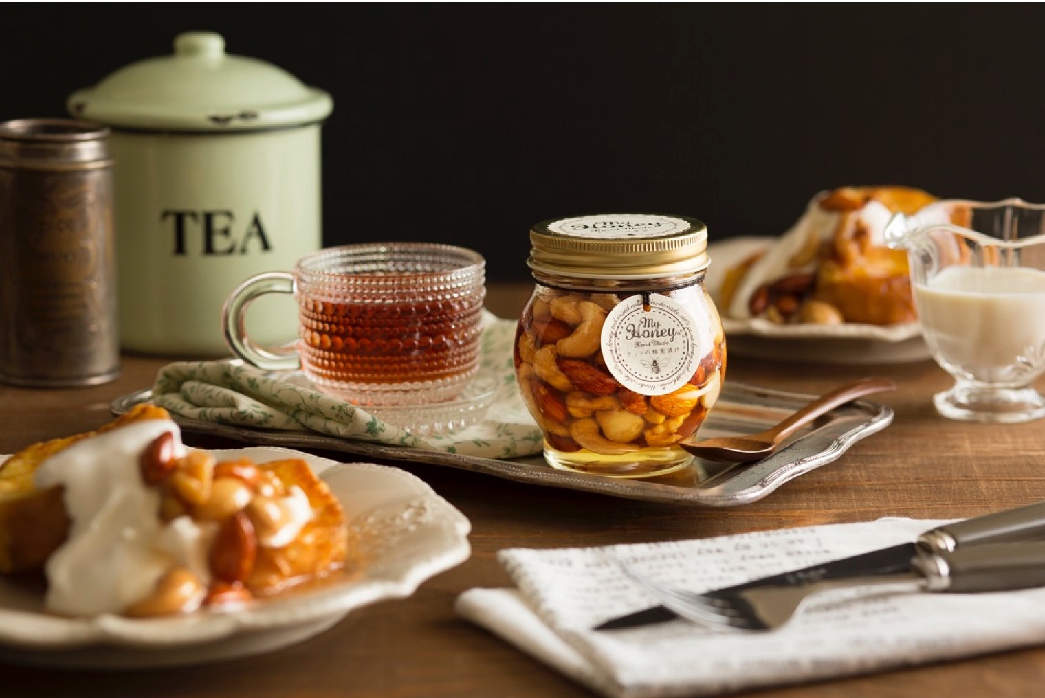 日本初！オリジナル『ナッツの蜂蜜漬け』が作れる 「MY HONEY」旗艦店