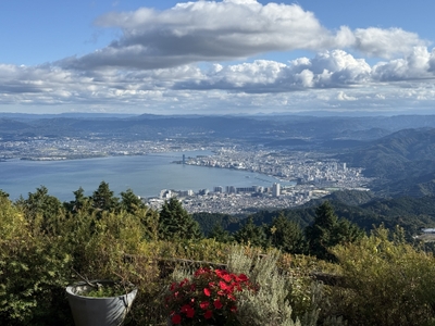 びわ湖の眺望