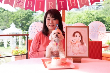 『ワンちゃんアニバーサリー似顔絵セット』 6月6日より販売開始 ～ 専属デザイナーが描く可愛い愛犬の似顔絵で特別な日をお祝いしよう！ ～