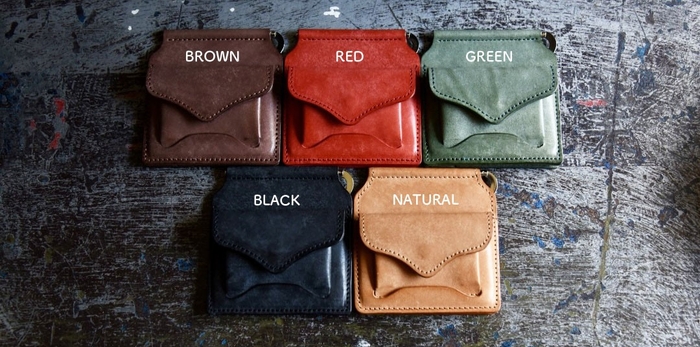 ブラウン・レッド・グリーン・ブラック・ナチュラルの5色