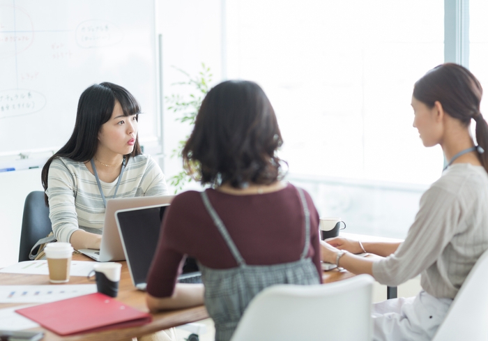 女性スタッフが90%以上 子育て中のスタッフも