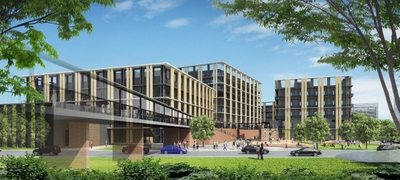 外観　イメージパース　※本資料に掲載しているパースは、現時点でのイメージであり、今後の検討により変更の可能性があります。