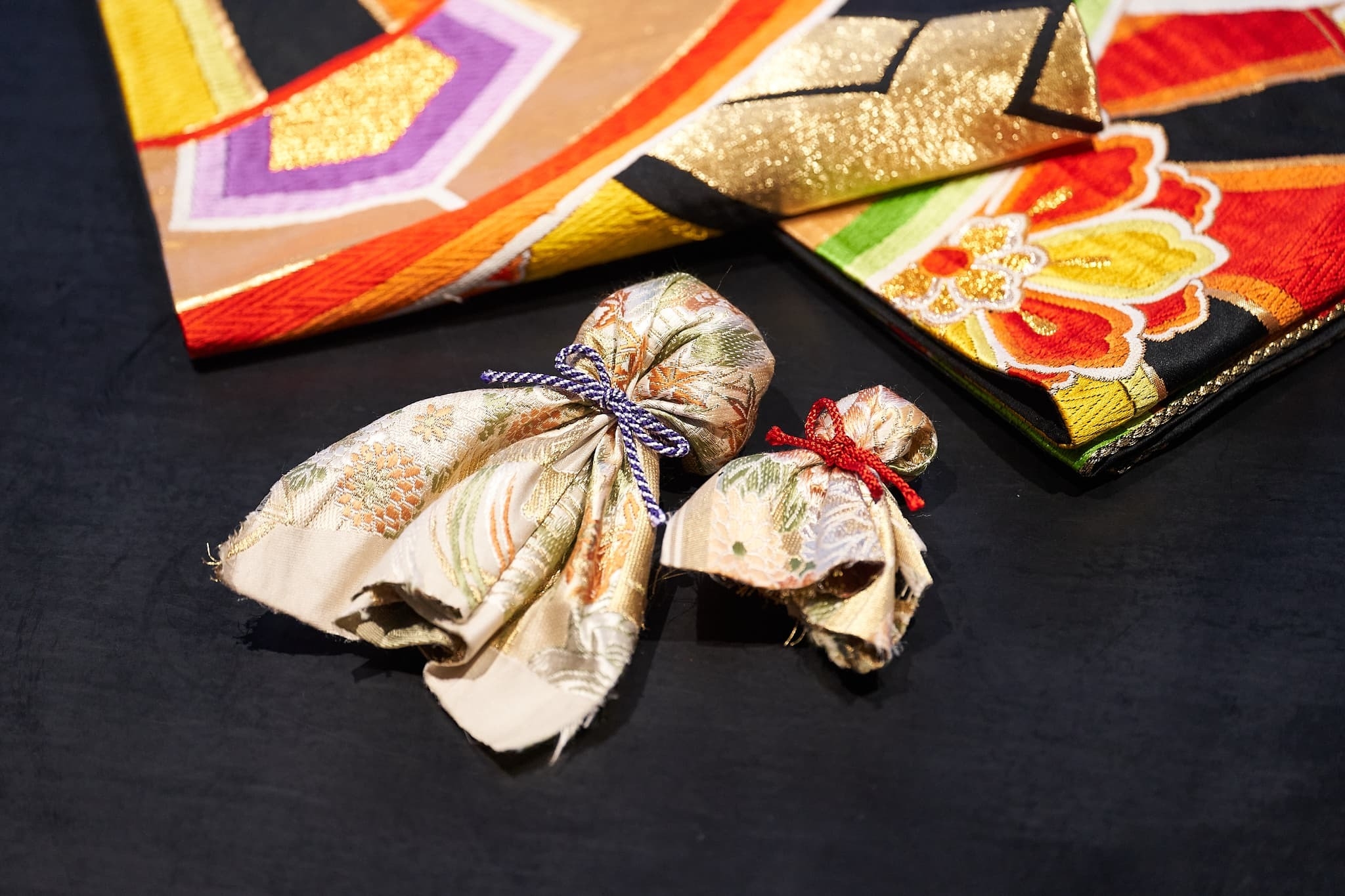 西陣織のてるてる坊主作成体験