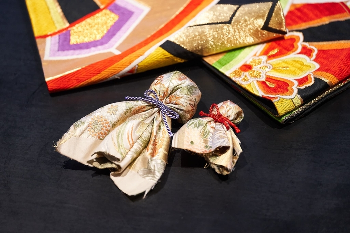 西陣織のてるてる坊主作成体験